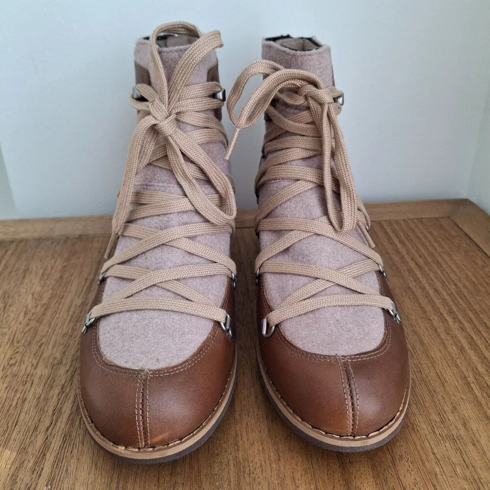 (New) Merrell – Shiloh II Warm Leather Boots (Camel) – Women's 10.5